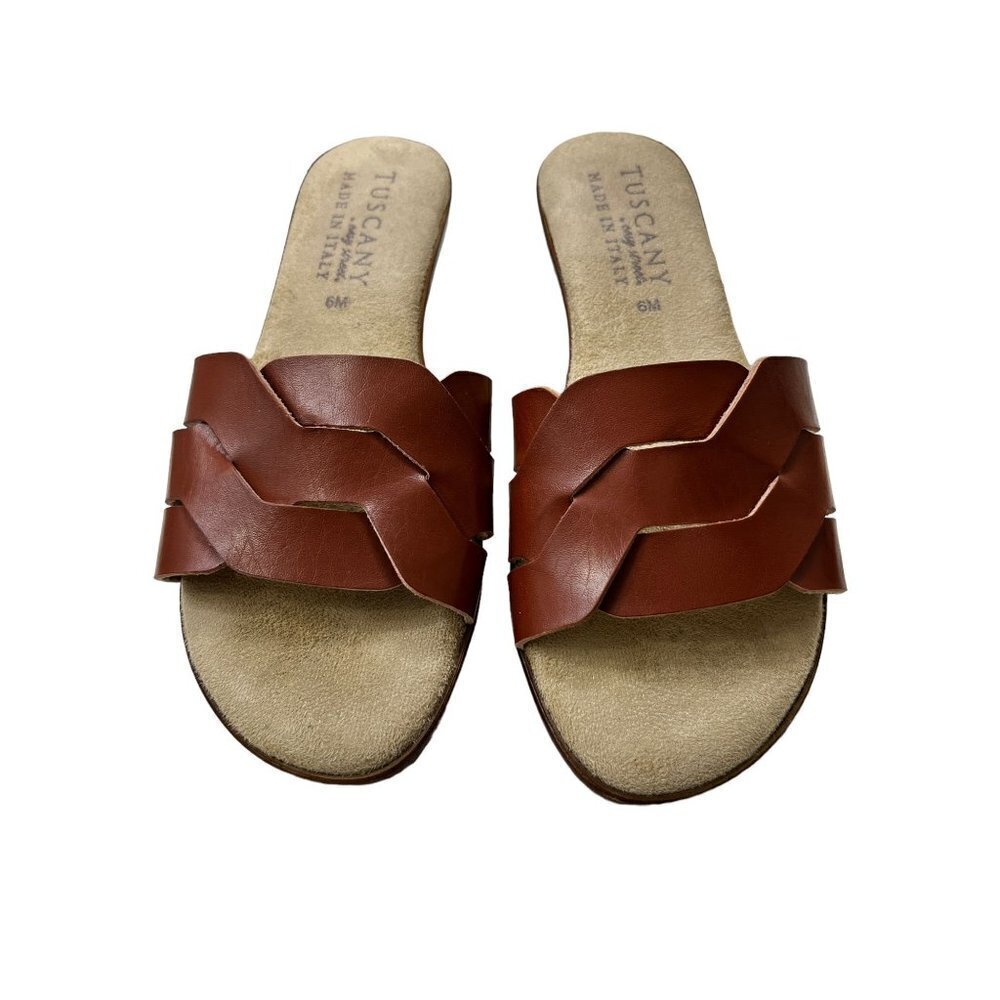 Tuscany by Easy Street Women's Nicia Slide Sandal Made in Italy